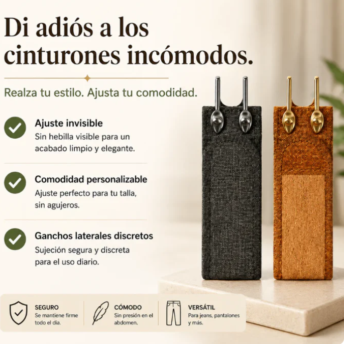 Áureo Cinturón sin Hebilla