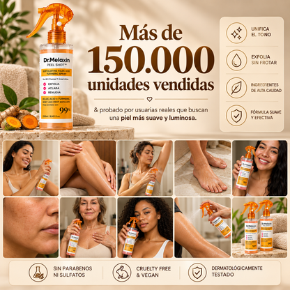 Velmora™ – Spray exfoliante corporal con ácido kójico