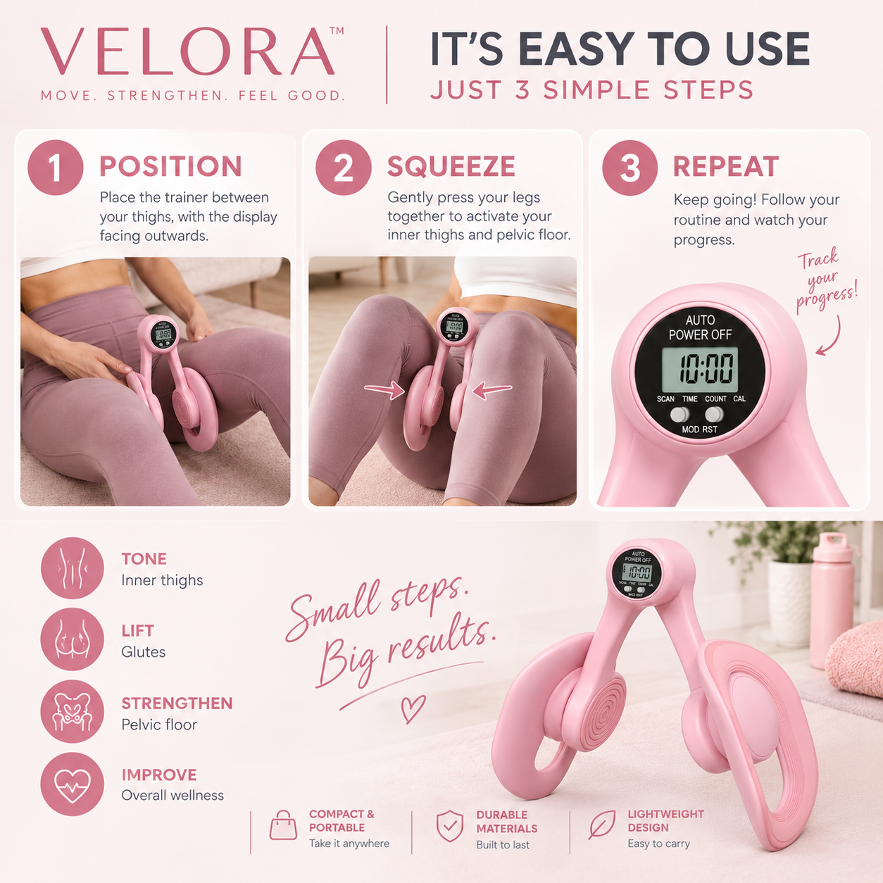 VELORA™ Thigh & Pelvic Floor Trainer